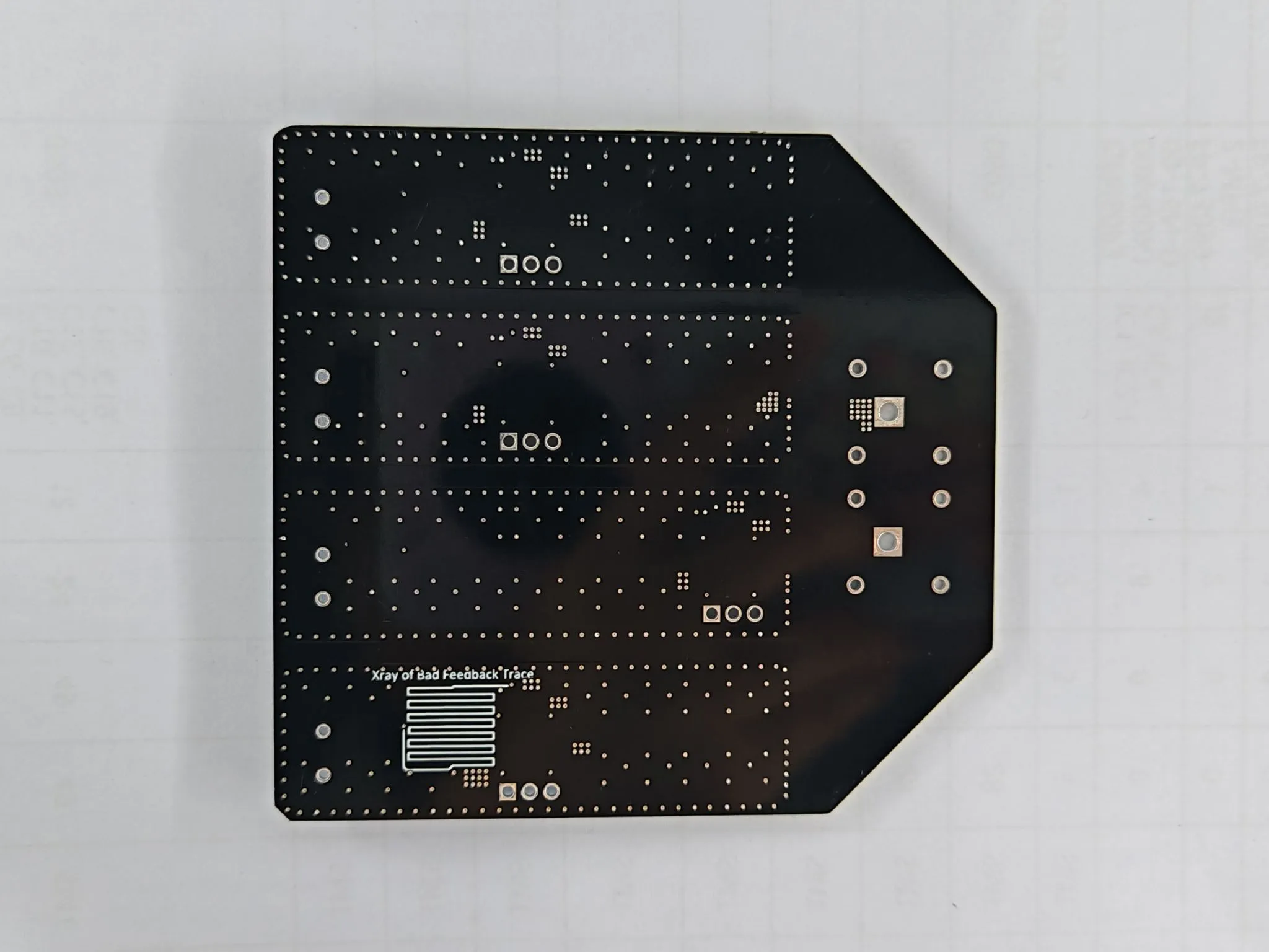 Assembled board photo (back) sent by PCBWay