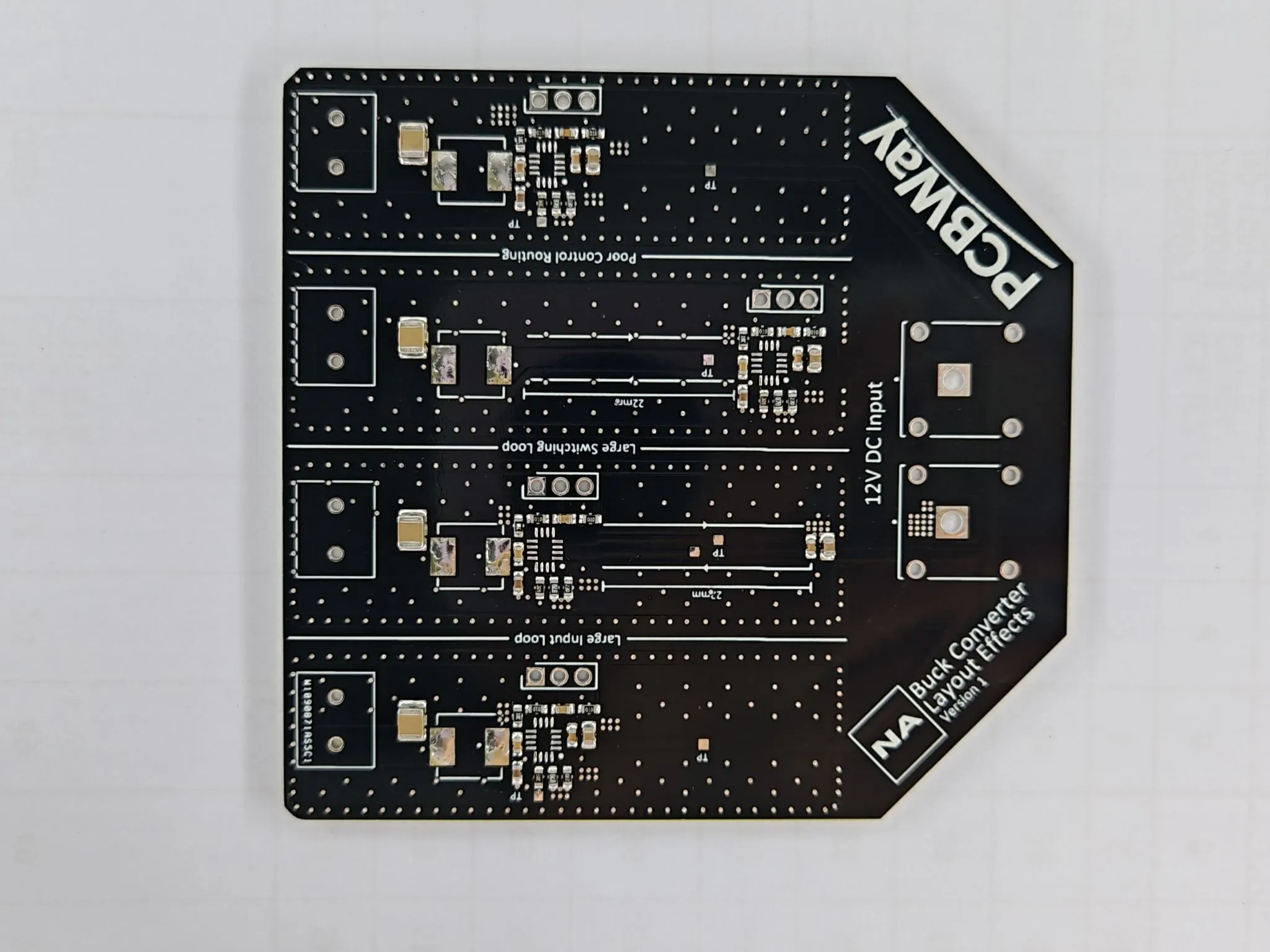 Assembled board photo (front) sent by PCBWay