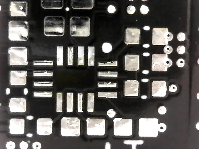 Flying probe continuity test result
