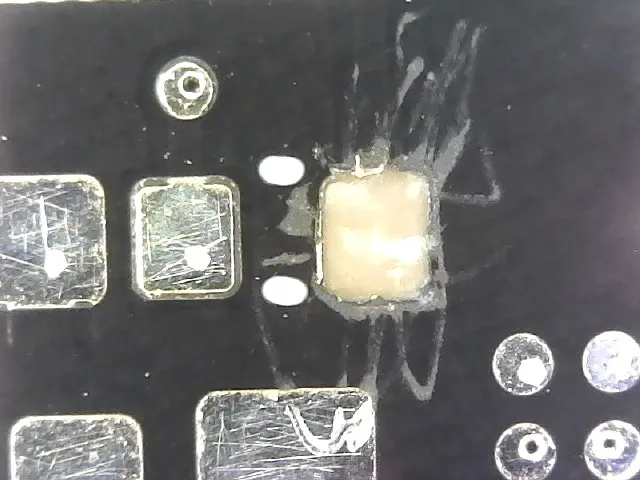 Soldermask scratch durability test