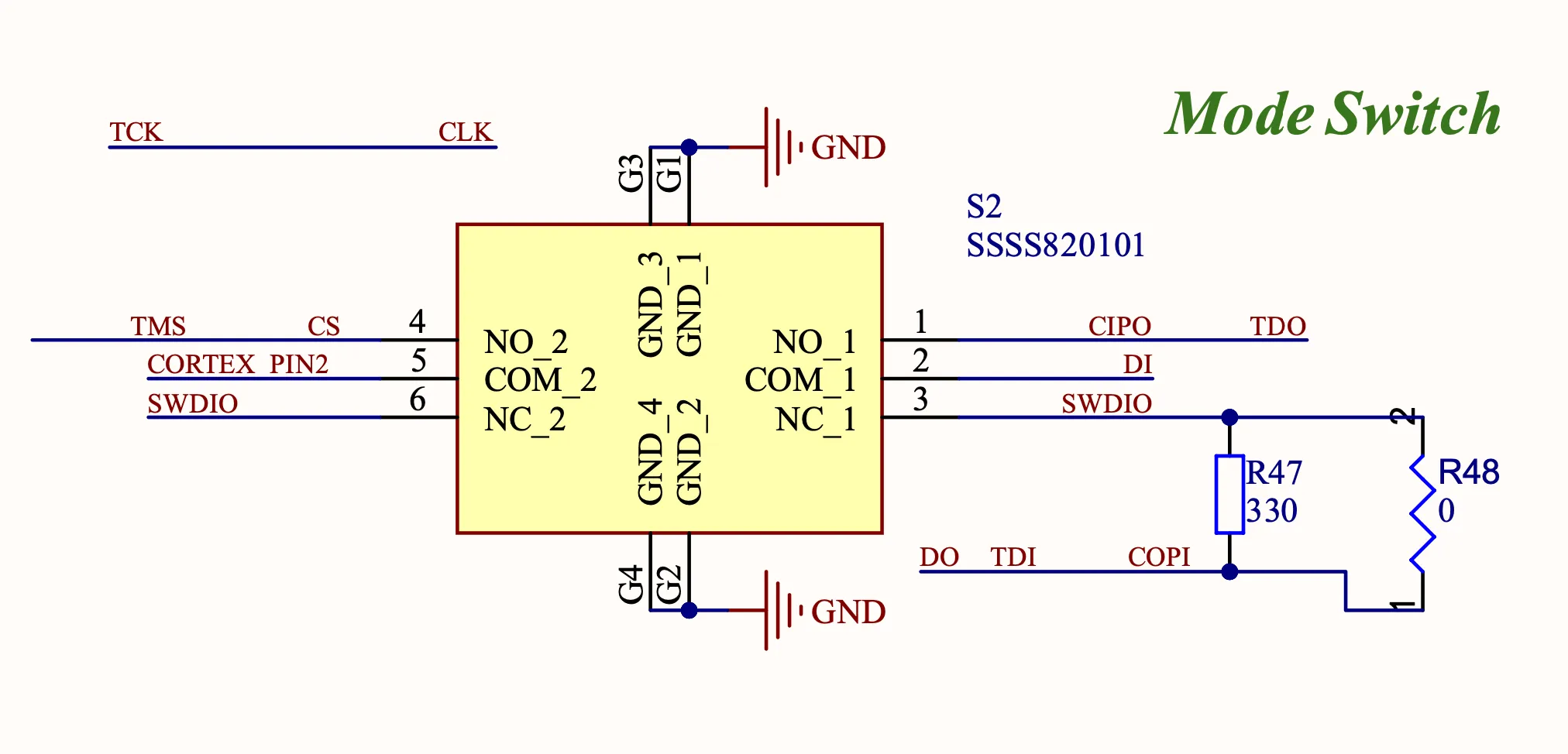 Mode Switch schematic