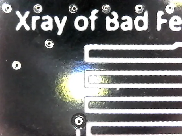 Silkscreen quality near vias